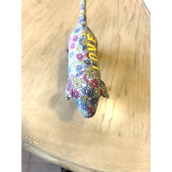 VTG Y2K Victorias Secret Dog Floral Flower LOVE Daisy Stuffed Animal Mini 2009 - Picture 10 of 12